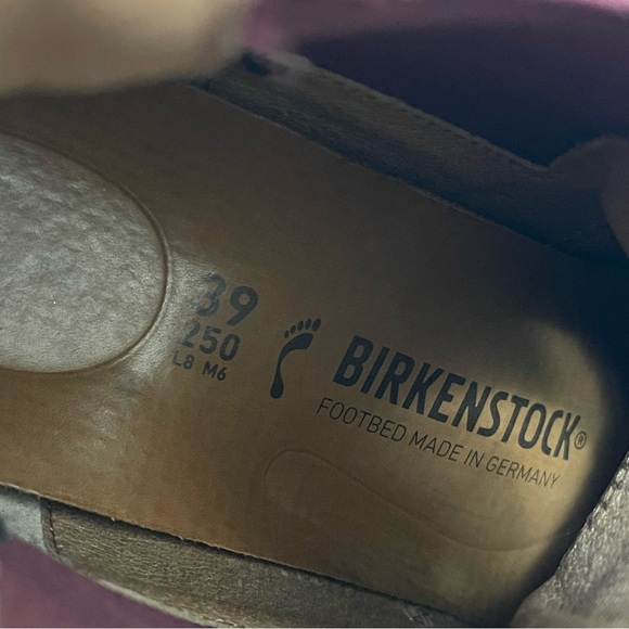 Birkenstock Stalon II Nubuck Leather Boots Burgundy Regular Fit EU 39 US L8 M6 - Picture 8 of 10